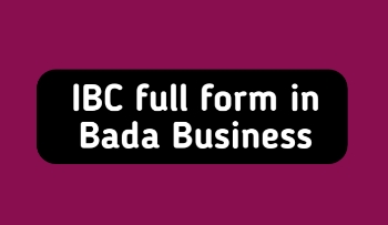 IBC Full Form in Bada Business