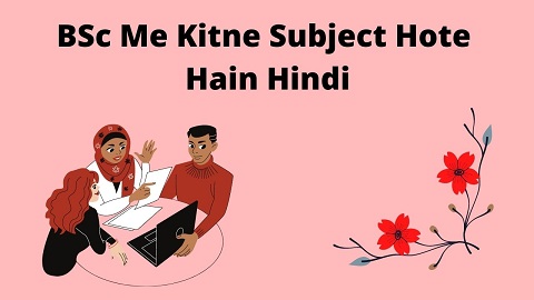 BSc Me Kitne Subject Hote Hain Hindi