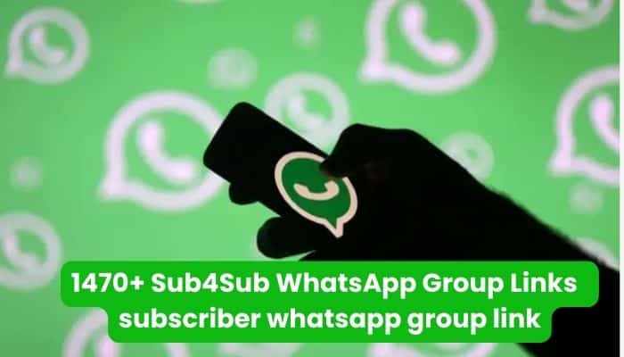 sub4sub whatsapp group links